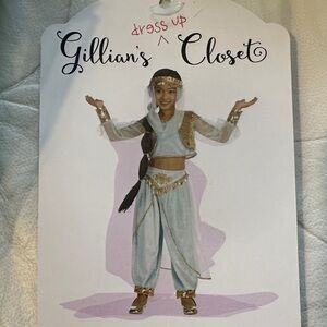 Gillia's Magical Genie Costume - Blue and Gold